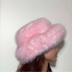 Brand New Fur hat. Handmade. Emma Brewin Style. One size.